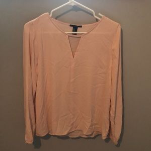Peach/blush blouse